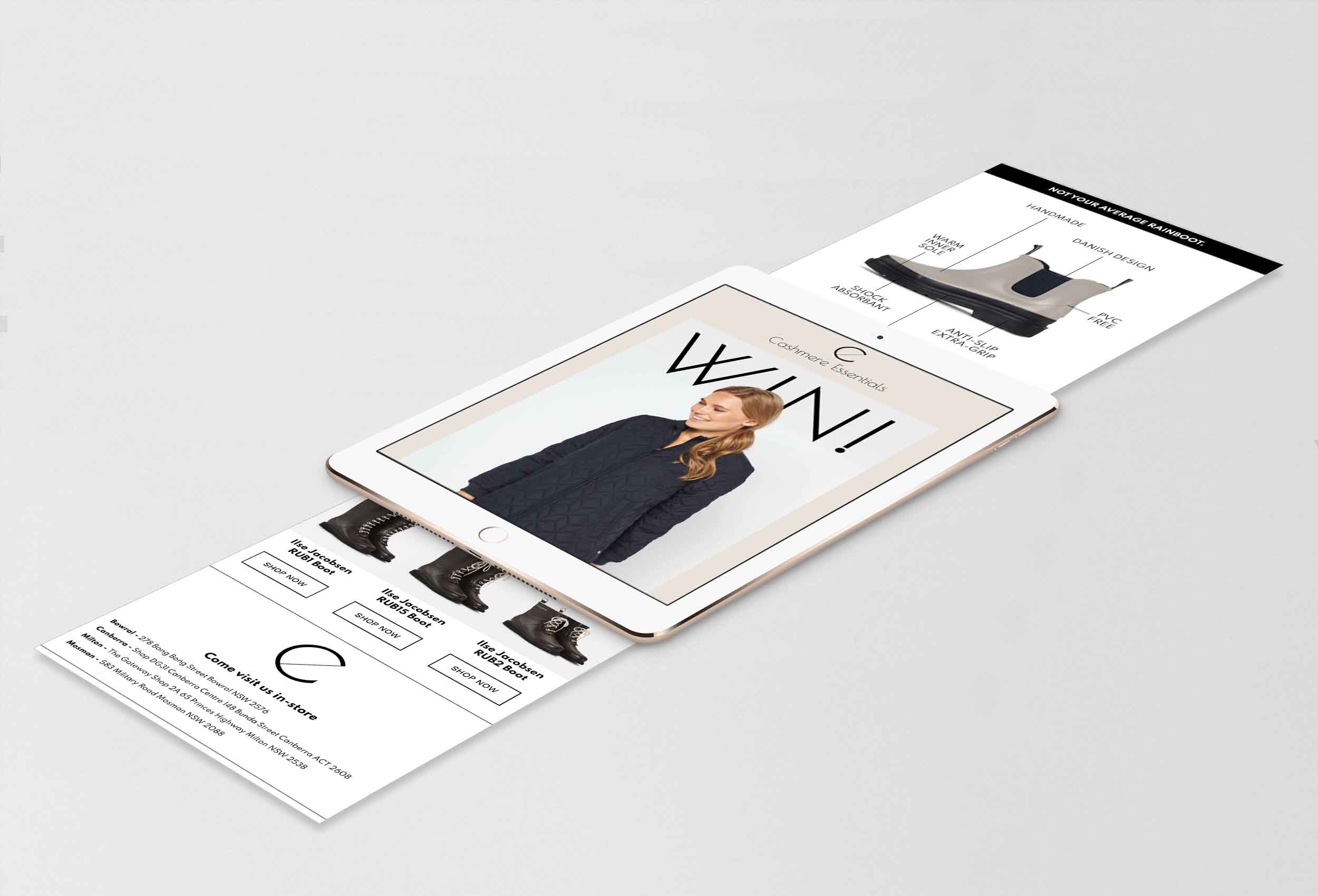 Be Creative Media - Email Marketing - Cashmere Essentials