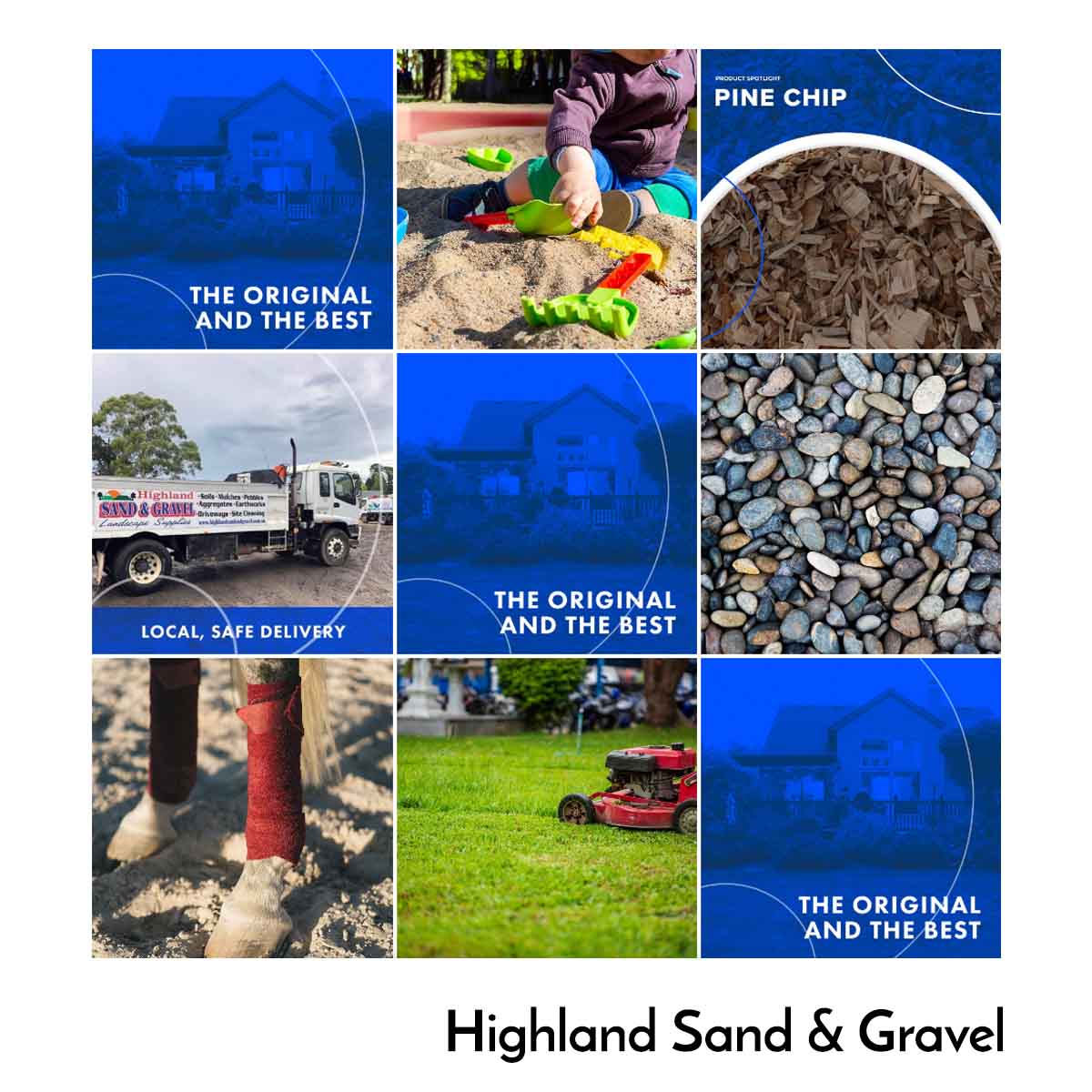 Be Creative Media - Social Media Agency - Highland Sand and Gravel