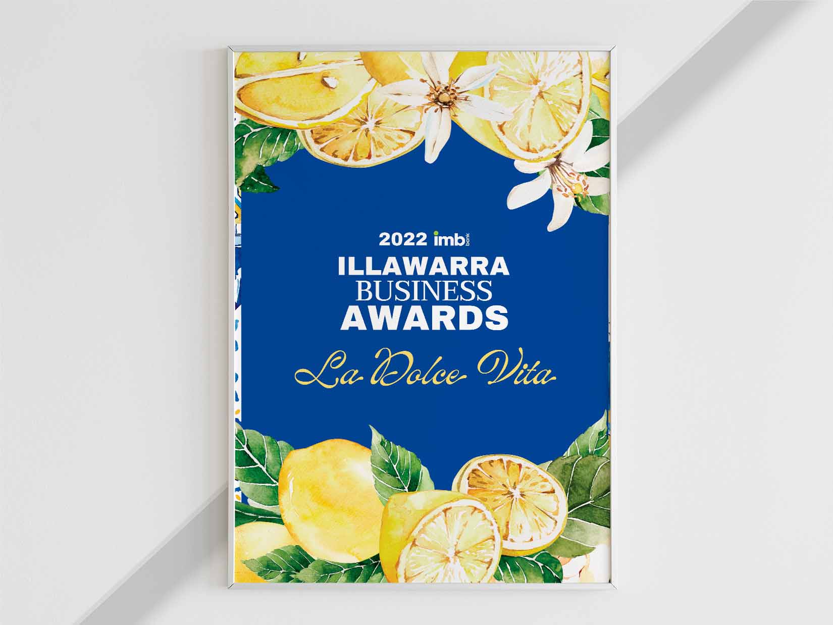 Be Creative Media Graphic Design - Illawarra Business Awards